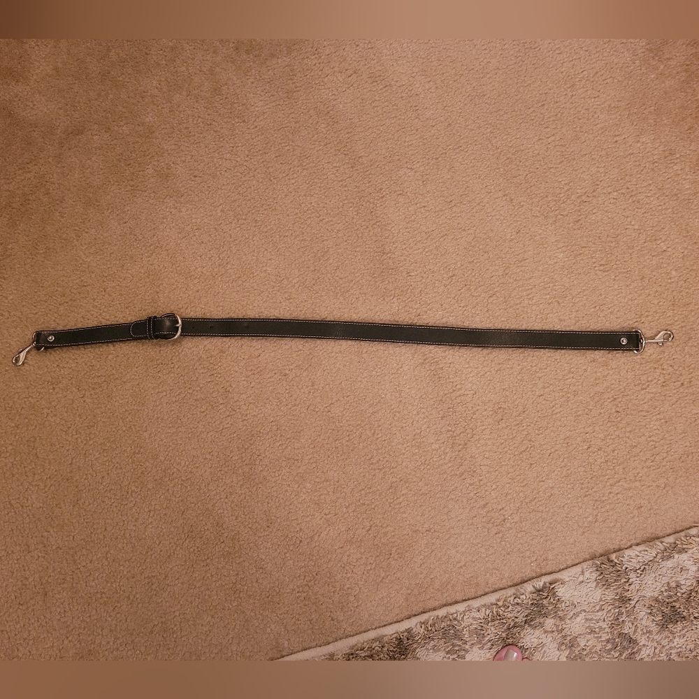 Dooney and Bourke Replacement Strap In Black And Silver